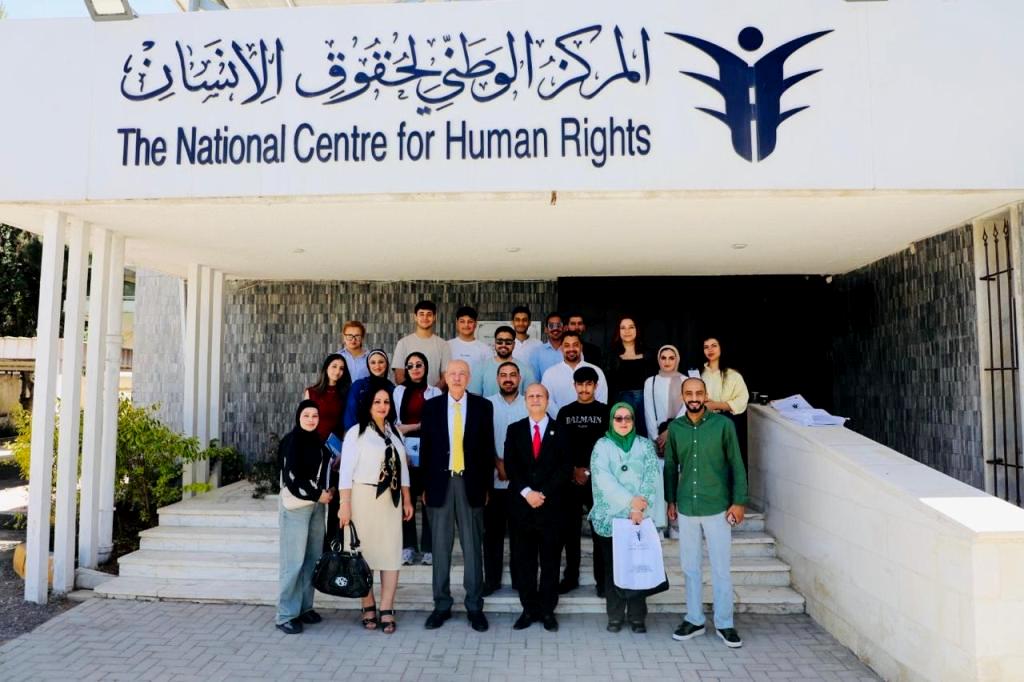 Amman Ahliyya Law Students Visit National Centre for Human Rights ...